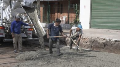 Photo of COMENZARON LOS TRABAJOS DE PAVIMENTACIÓN EN LA CALLE POMPEYA